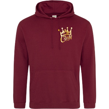 KillaPvP KillaPvP - Crown Sweatshirt JH Hoodie - Bordeaux