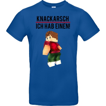 KillaPvP KillaPvP - Knackarsch T-Shirt B&C EXACT 190 - Royal Blue