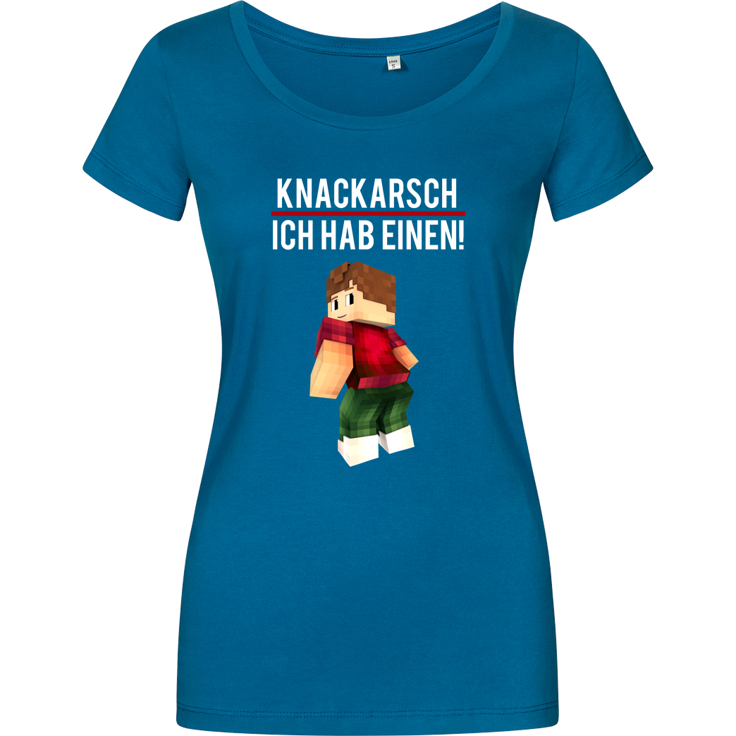 KillaPvP KillaPvP - Knackarsch T-Shirt Girlshirt petrol
