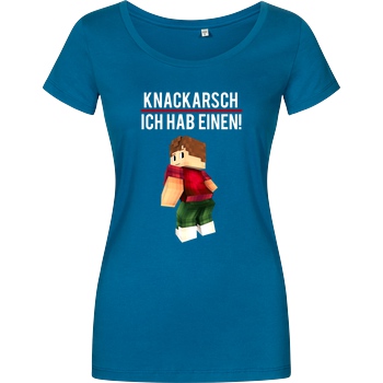 KillaPvP KillaPvP - Knackarsch T-Shirt Girlshirt petrol
