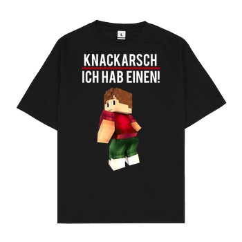 KillaPvP KillaPvP - Knackarsch T-Shirt Oversize T-Shirt - Black