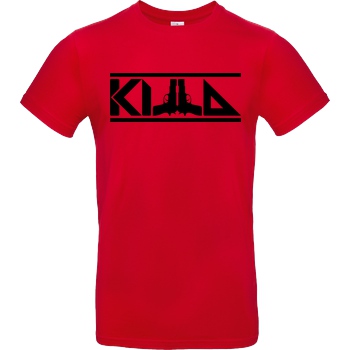 KillaPvP KillaPvP - Logo T-Shirt B&C EXACT 190 - Red