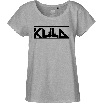 KillaPvP KillaPvP - Logo T-Shirt Fairtrade Loose Fit Girlie - heather grey