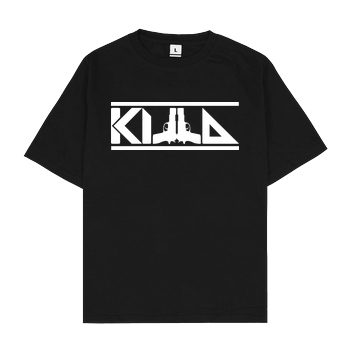 KillaPvP KillaPvP - Logo T-Shirt Oversize T-Shirt - Black