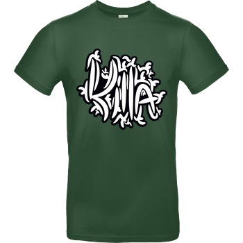 KillaPvP KillaPvP - Tag T-Shirt B&C EXACT 190 -  Bottle Green