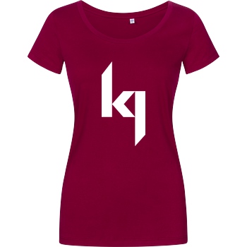 Kjunge Kjunge - Logo T-Shirt Girlshirt berry