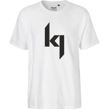 Kjunge Kjunge - Logo T-Shirt Fairtrade T-Shirt - white