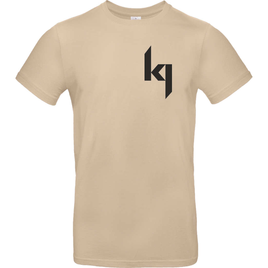 Kjunge Kjunge - Small Logo T-Shirt B&C EXACT 190 - Sand