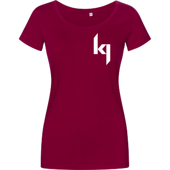 Kjunge - Small Logo Girlshirt berry