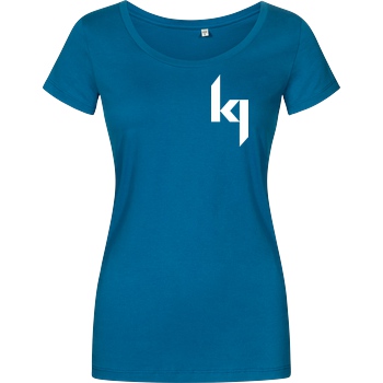 Kjunge Kjunge - Small Logo T-Shirt Girlshirt petrol