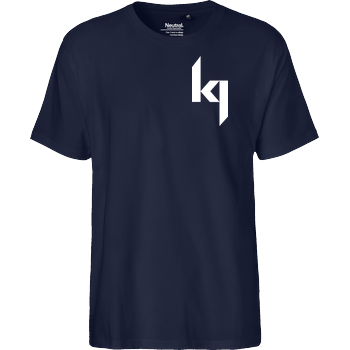 Kjunge - Small Logo Fairtrade T-Shirt - navy