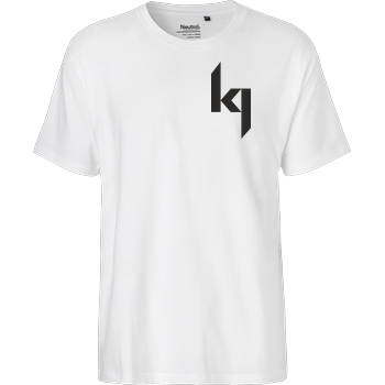 Kjunge - Small Logo Fairtrade T-Shirt - white