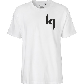 Kjunge Kjunge - Small Logo T-Shirt Fairtrade T-Shirt - white