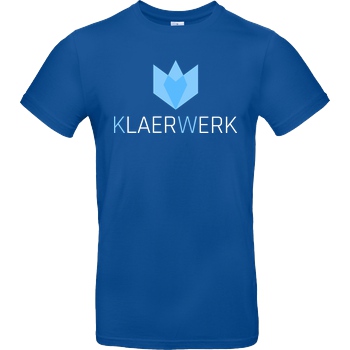 KLAERWERK Community Klaerwerk Community - Logo T-Shirt B&C EXACT 190 - Royal Blue