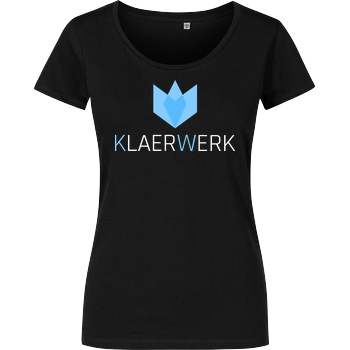 KLAERWERK Community Klaerwerk Community - Logo T-Shirt Girlshirt schwarz
