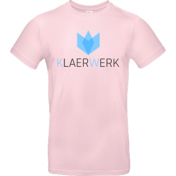 KLAERWERK Community Klaerwerk Community - Logo T-Shirt B&C EXACT 190 - Light Pink