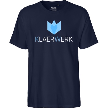 KLAERWERK Community Klaerwerk Community - Logo T-Shirt Fairtrade T-Shirt - navy