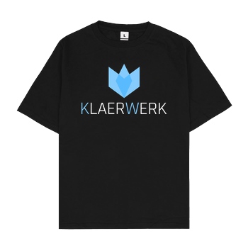 KLAERWERK Community Klaerwerk Community - Logo T-Shirt Oversize T-Shirt - Black