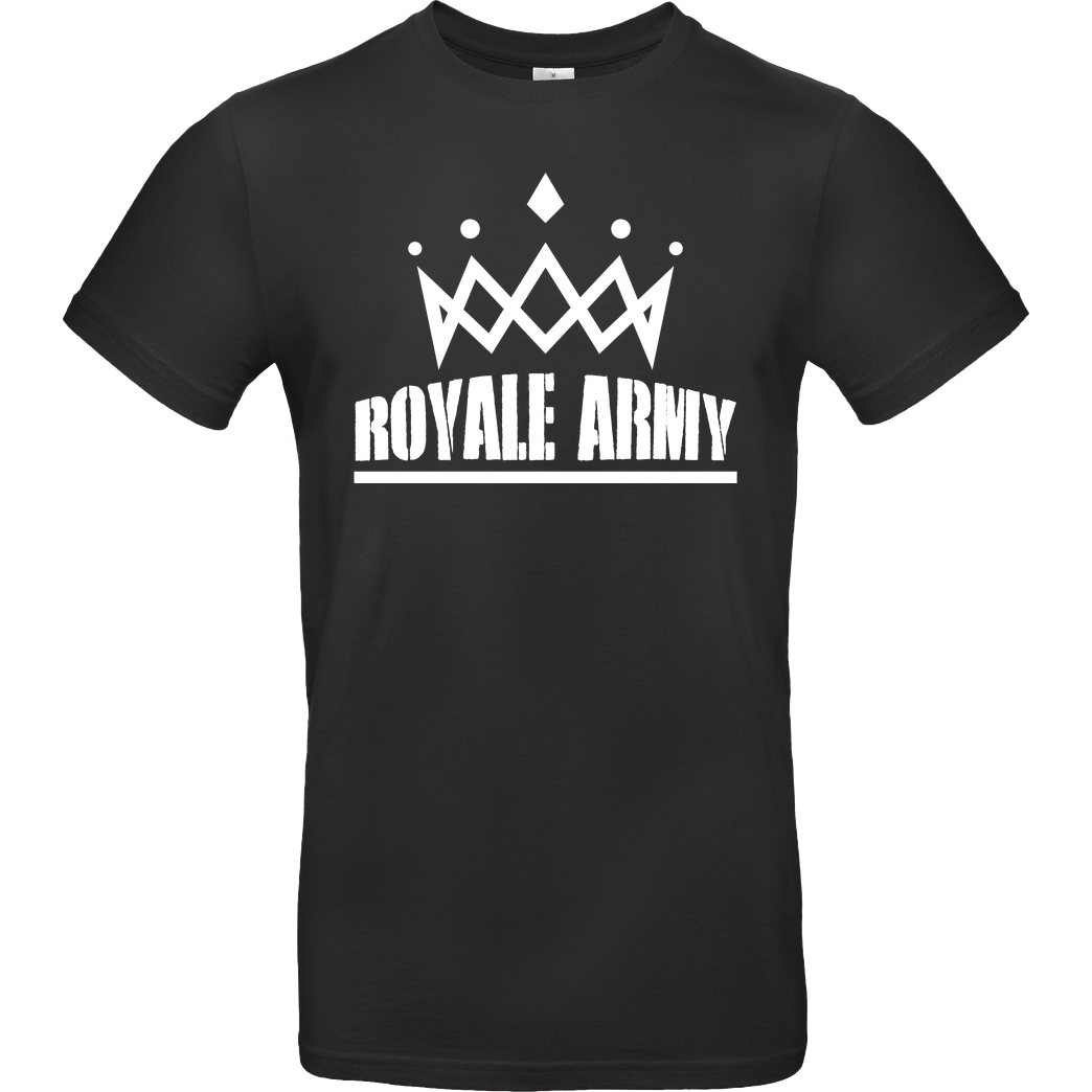 Krench Royale Krench - Royale Army T-Shirt B&C EXACT 190 - Black