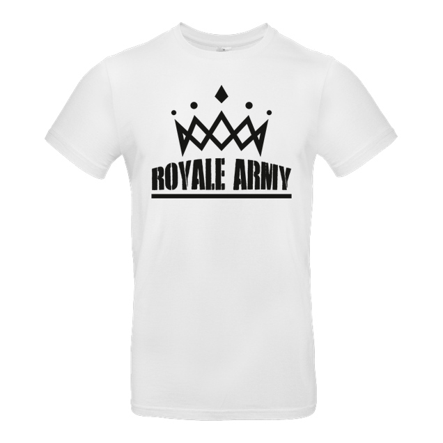 Krench Royale - Krench - Royale Army - T-Shirt - B&C EXACT 190 -  White