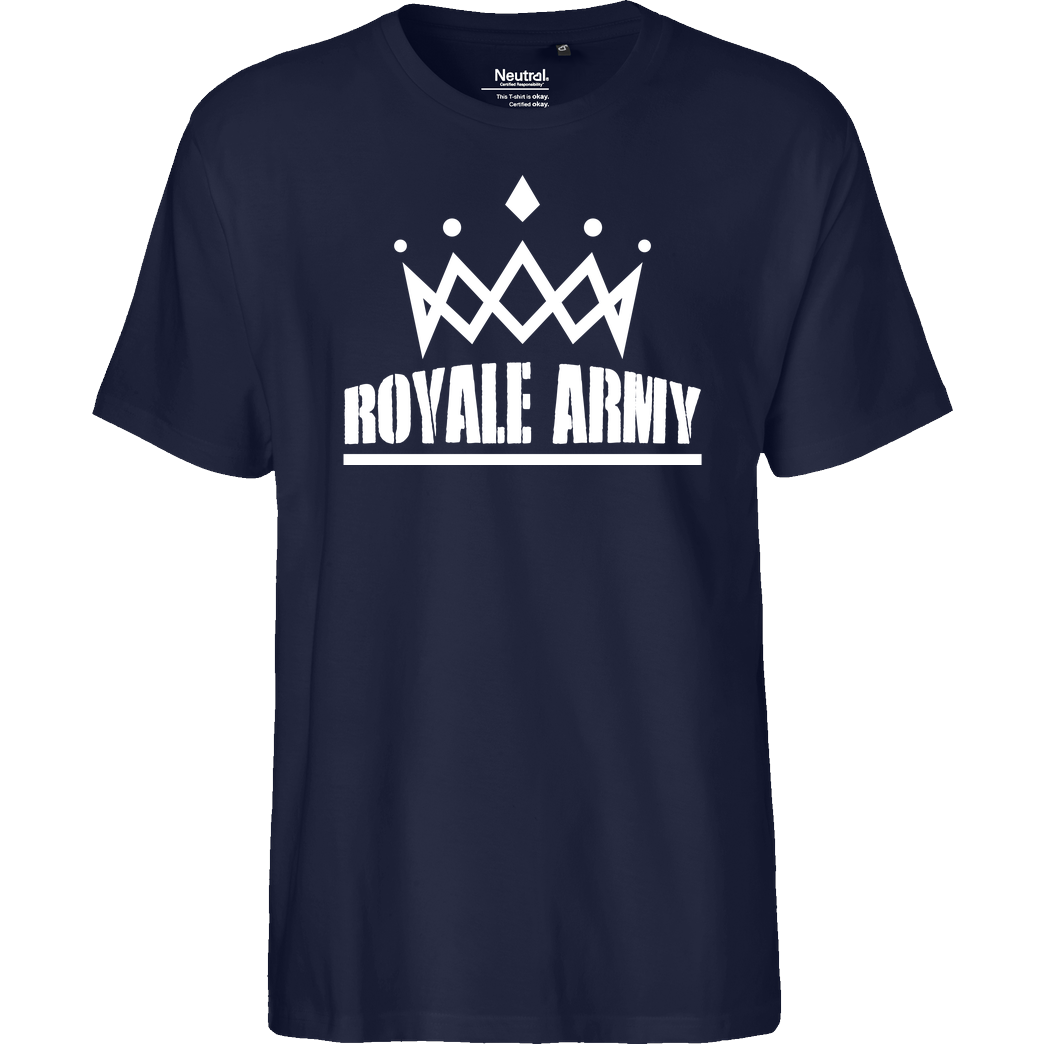 Krench Royale Krench - Royale Army T-Shirt Fairtrade T-Shirt - navy