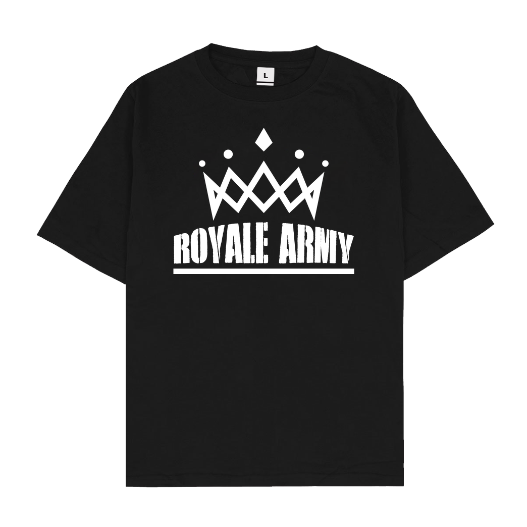 Krench Royale Krench - Royale Army T-Shirt Oversize T-Shirt - Black