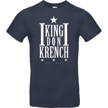 Krench Royale Krencho - Don Krench T-Shirt B&C EXACT 190 - Navy