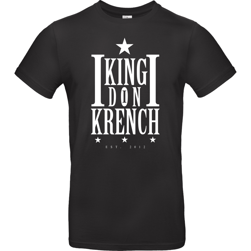 Krench Royale Krencho - Don Krench T-Shirt B&C EXACT 190 - Black