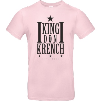 Krench Royale Krencho - Don Krench T-Shirt B&C EXACT 190 - Light Pink