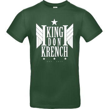 Krench Royale Krencho - Don Krench Wings T-Shirt B&C EXACT 190 -  Bottle Green