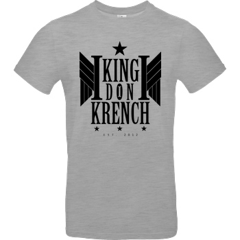Krench Royale Krencho - Don Krench Wings T-Shirt B&C EXACT 190 - heather grey
