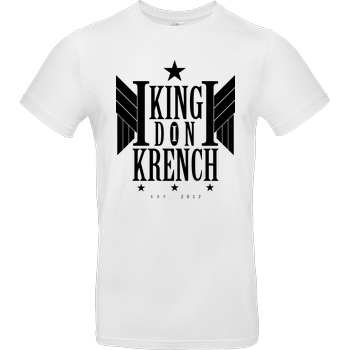 Krench Royale Krencho - Don Krench Wings T-Shirt B&C EXACT 190 -  White