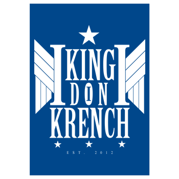 Krencho - Don Krench Wings Art Print blue