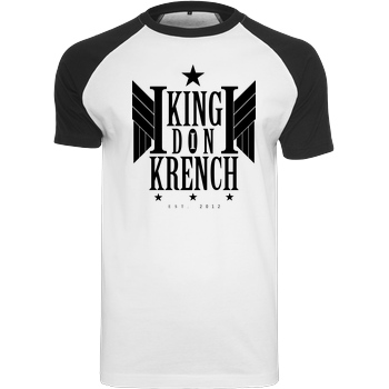 Krench Royale Krencho - Don Krench Wings T-Shirt Raglan Tee white