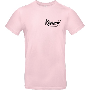 Krench Royale Krencho - KrenchX T-Shirt B&C EXACT 190 - Light Pink