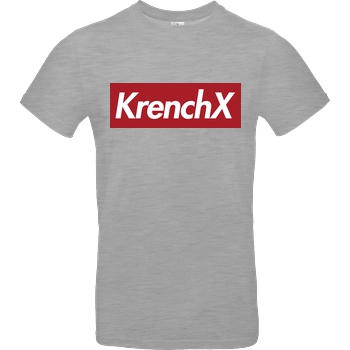 Krench Royale Krencho - KrenchX new T-Shirt B&C EXACT 190 - heather grey