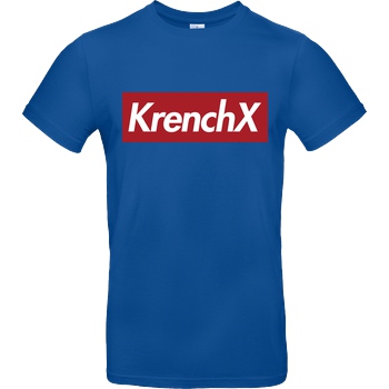 Krench Royale Krencho - KrenchX new T-Shirt B&C EXACT 190 - Royal Blue