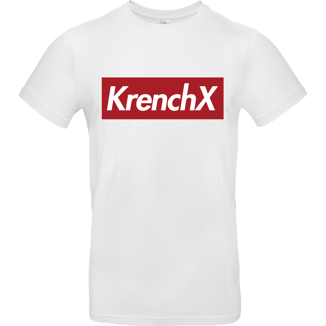 Krench Royale Krencho - KrenchX new T-Shirt B&C EXACT 190 -  White