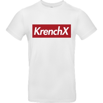 Krench Royale Krencho - KrenchX new T-Shirt B&C EXACT 190 -  White