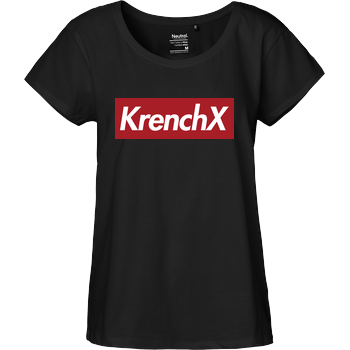 Krencho - KrenchX new Fairtrade Loose Fit Girlie - black