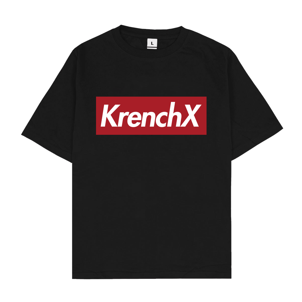 Krench Royale Krencho - KrenchX new T-Shirt Oversize T-Shirt - Black