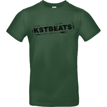 KsTBeats KsTBeats - Splatter T-Shirt B&C EXACT 190 -  Bottle Green