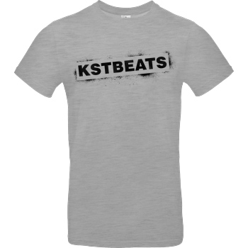 KsTBeats KsTBeats - Splatter T-Shirt B&C EXACT 190 - heather grey