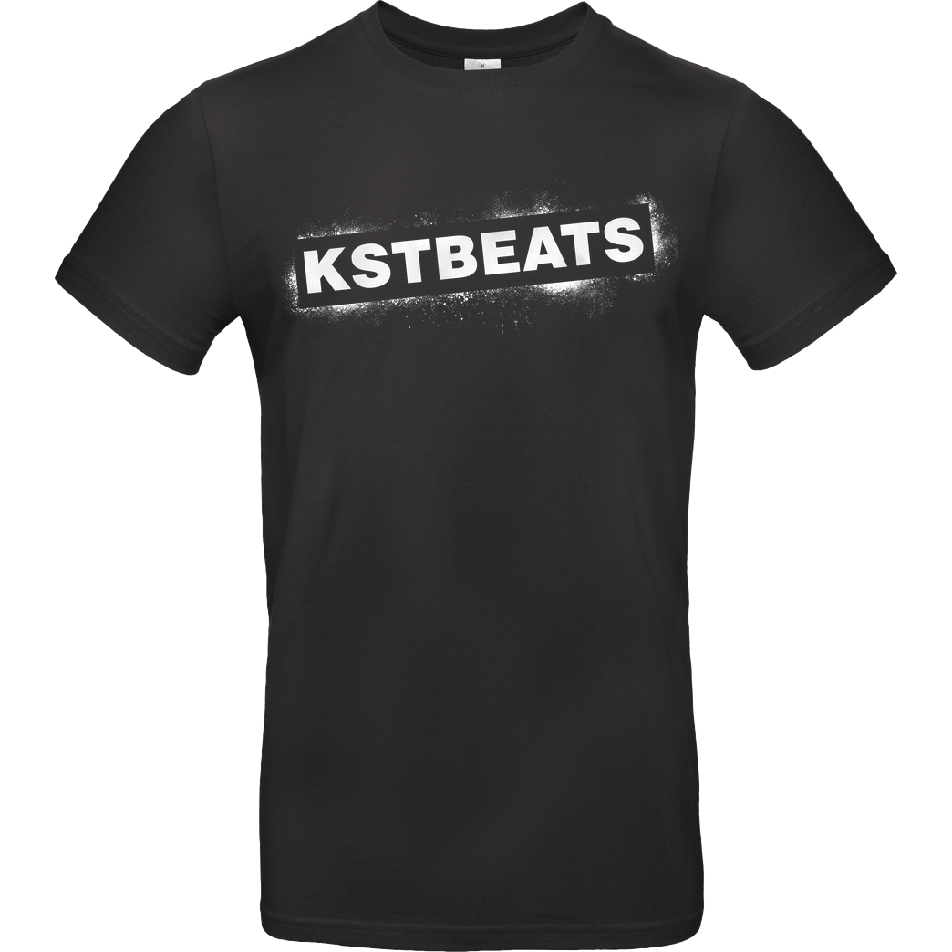 KsTBeats KsTBeats - Splatter T-Shirt B&C EXACT 190 - Black