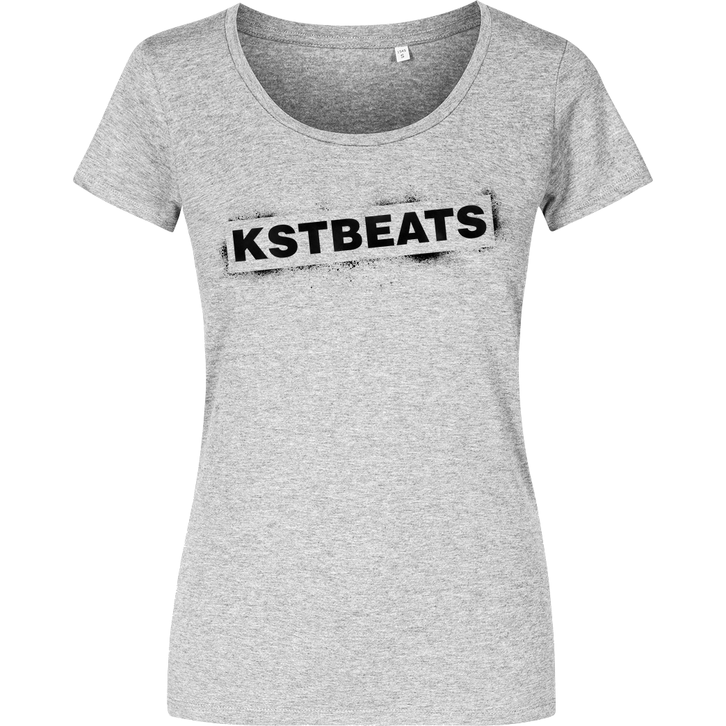 KsTBeats KsTBeats - Splatter T-Shirt Girlshirt heather grey