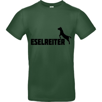 Kunga Kunga - Eselreiter T-Shirt B&C EXACT 190 -  Bottle Green