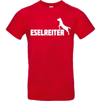 Kunga Kunga - Eselreiter T-Shirt B&C EXACT 190 - Red