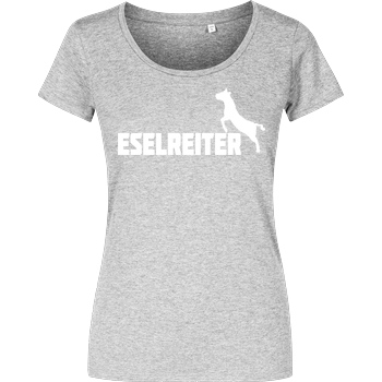 Kunga Kunga - Eselreiter T-Shirt Girlshirt heather grey