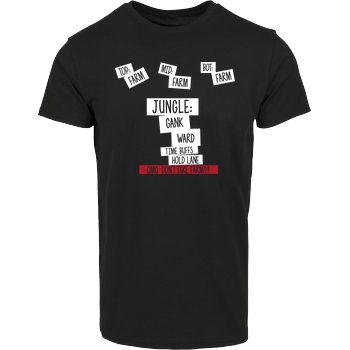 bjin94 Lane Rules T-Shirt House Brand T-Shirt - Black