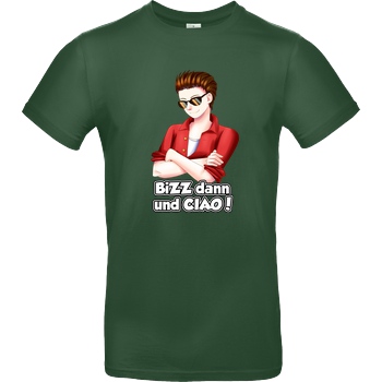 LETSPLAYmarkus LetsPlayMarkus - Bizz dann... T-Shirt B&C EXACT 190 -  Bottle Green